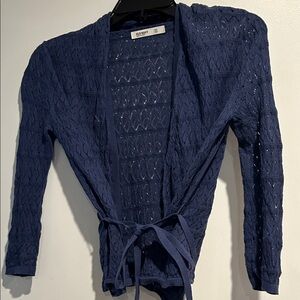 Old Navy Women's Textured Navy Sweater